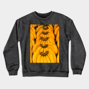 Natural banana bunches in symmetric Crewneck Sweatshirt